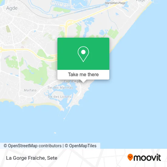 La Gorge Fraîche map