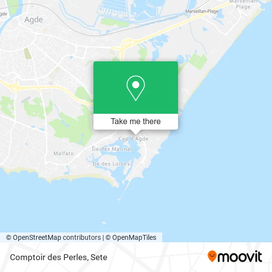 Comptoir des Perles map