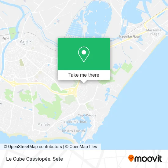 Le Cube Cassiopée map