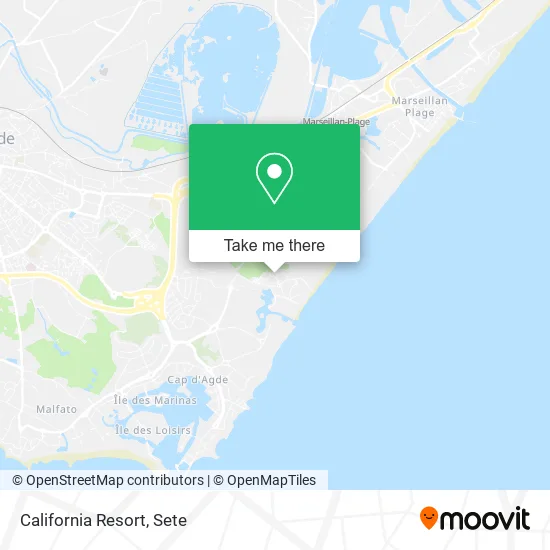 California Resort map