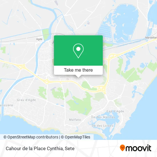 Cahour de la Place Cynthia map