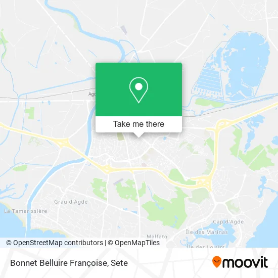 Bonnet Belluire Françoise map