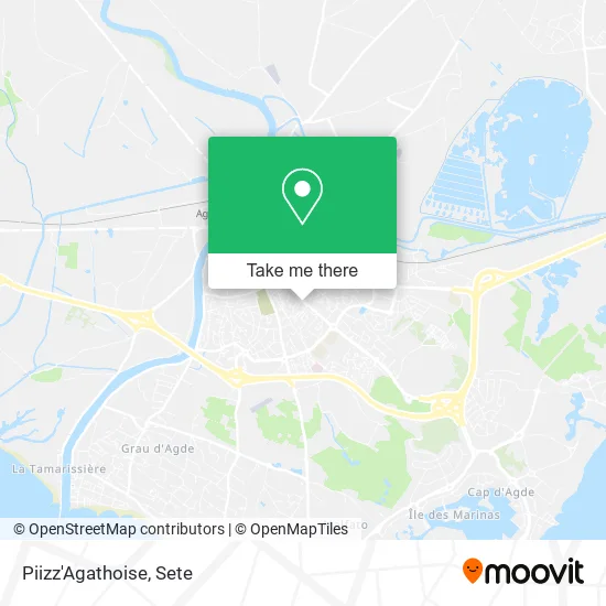 Piizz'Agathoise map