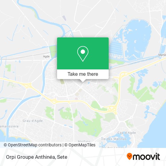 Orpi Groupe Anthinéa map