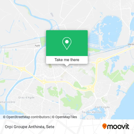 Orpi Groupe Anthinéa map