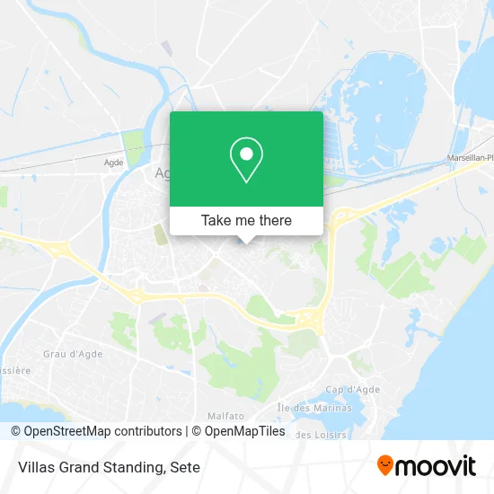 Villas Grand Standing map