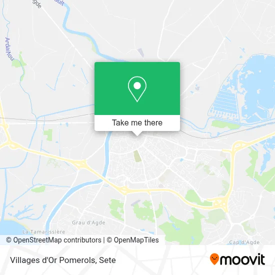 Villages d'Or Pomerols map