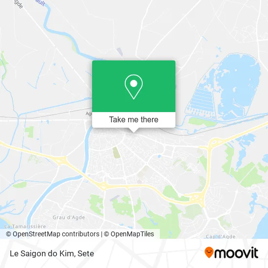 Le Saigon do Kim map