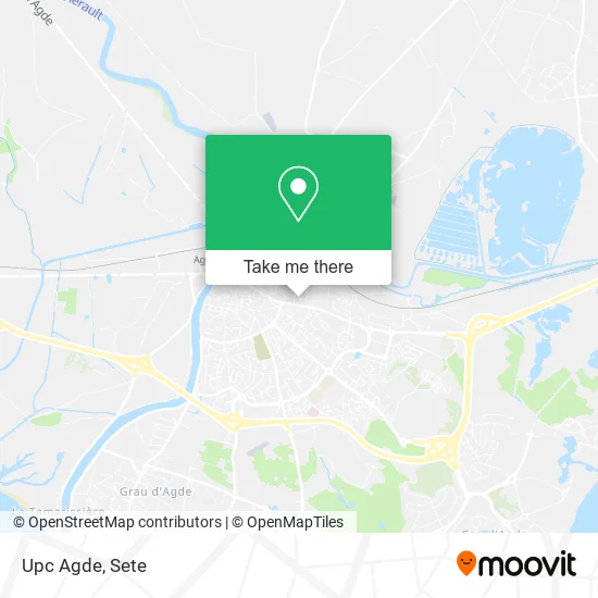 Upc Agde map