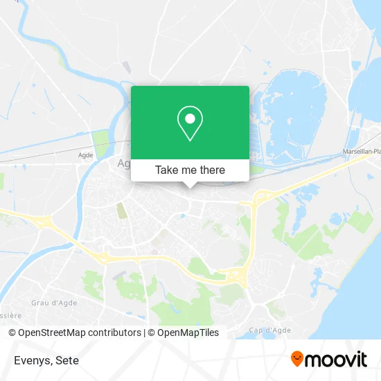 Evenys map