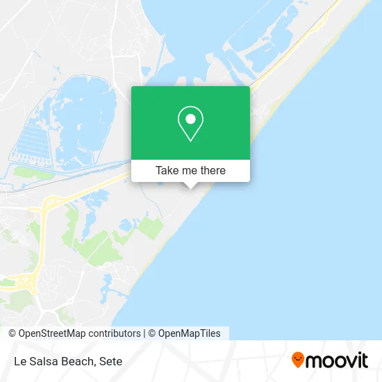 Le Salsa Beach map