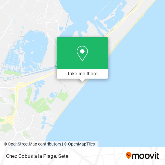 Chez Cobus a la Plage map