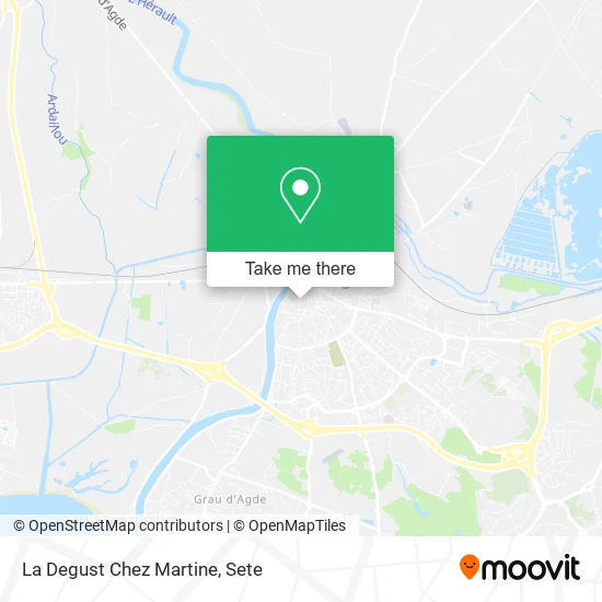 La Degust Chez Martine map