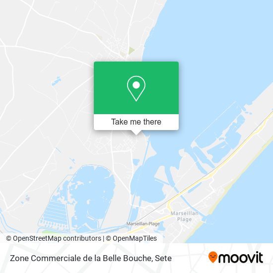 Zone Commerciale de la Belle Bouche map