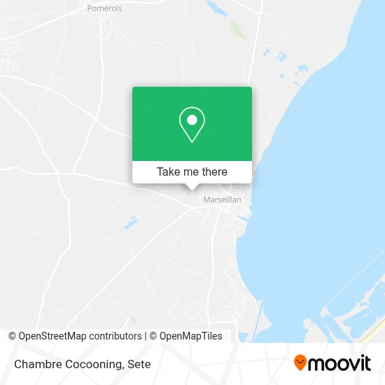 Chambre Cocooning map