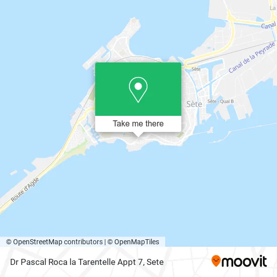 Dr Pascal Roca la Tarentelle Appt 7 map