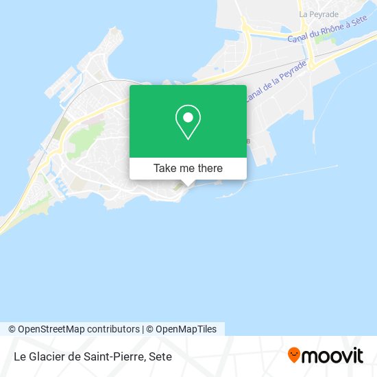 Le Glacier de Saint-Pierre map