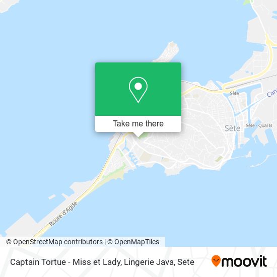 Captain Tortue - Miss et Lady, Lingerie Java map