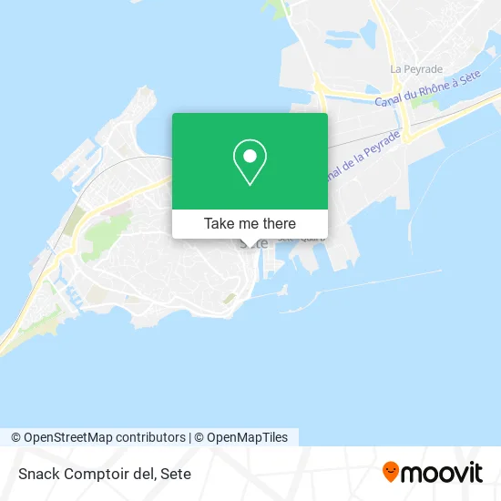 Snack Comptoir del map