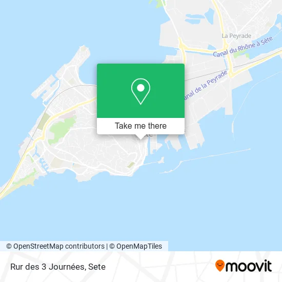 Rur des 3 Journées map