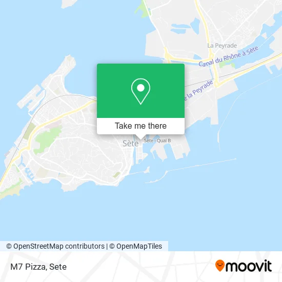 M7 Pizza map