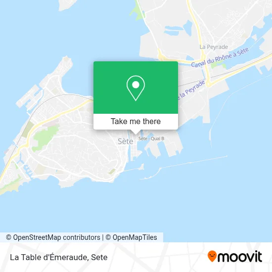 La Table d'Émeraude map