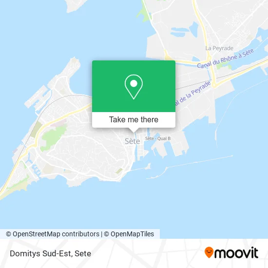 Domitys Sud-Est map