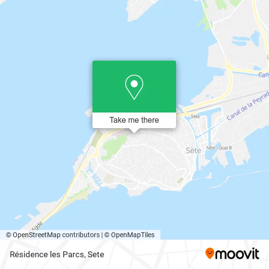 Résidence les Parcs map