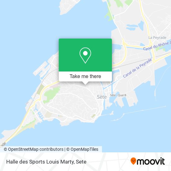 Halle des Sports Louis Marty map