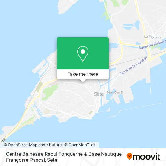 Centre Balnéaire Raoul Fonquerne & Base Nautique Françoise Pascal map