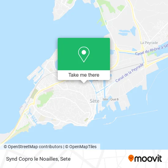 Synd Copro le Noailles map