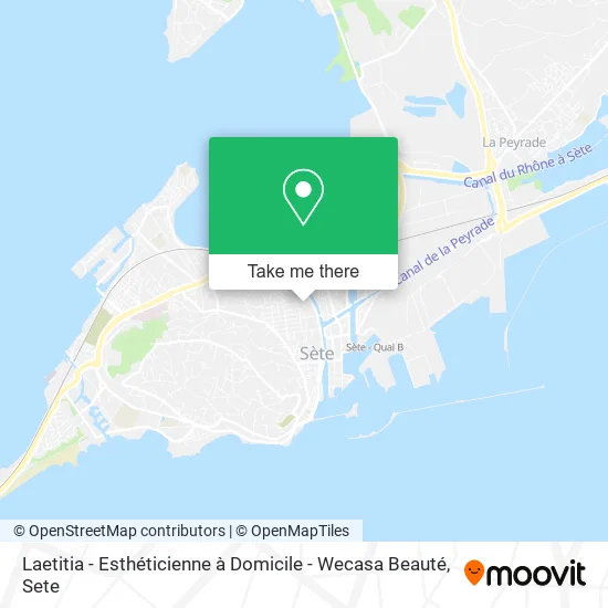Laetitia - Esthéticienne à Domicile - Wecasa Beauté map