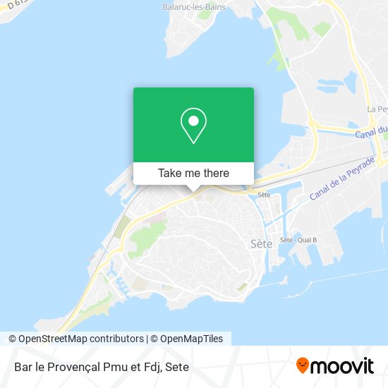 Bar le Provençal Pmu et Fdj map