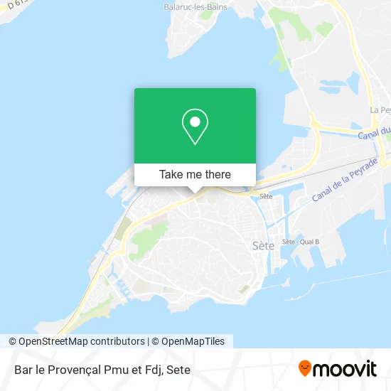 Bar le Provençal Pmu et Fdj map