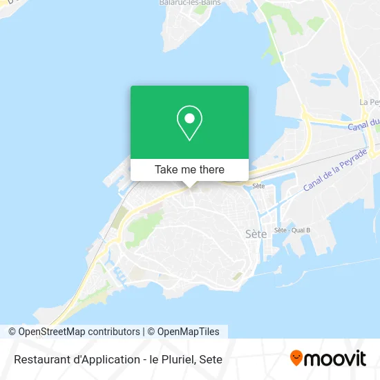 Restaurant d'Application - le Pluriel map