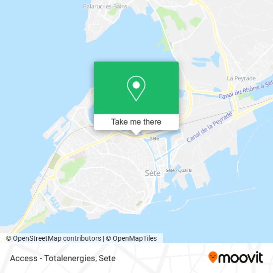 Access - Totalenergies map