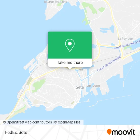 FedEx map