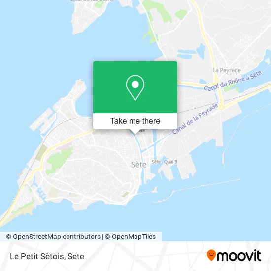 Le Petit Sètois map