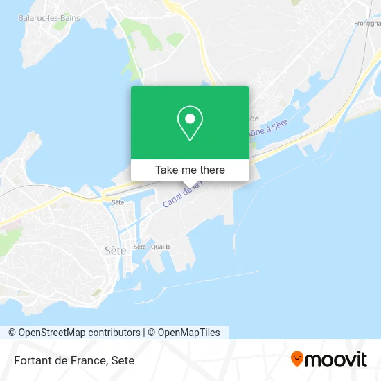 Fortant de France map