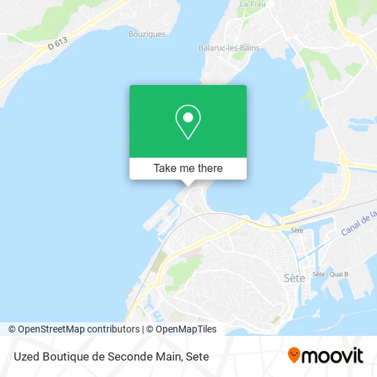 Uzed Boutique de Seconde Main map