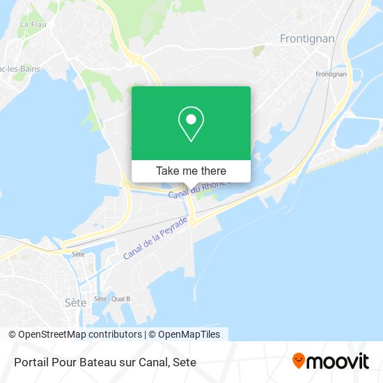Portail Pour Bateau sur Canal map