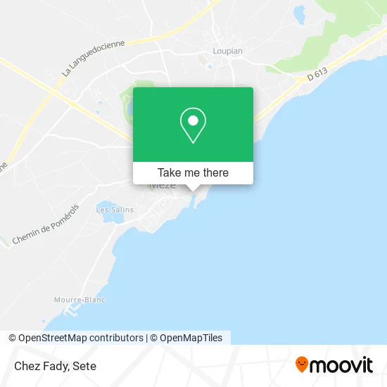 Chez Fady map