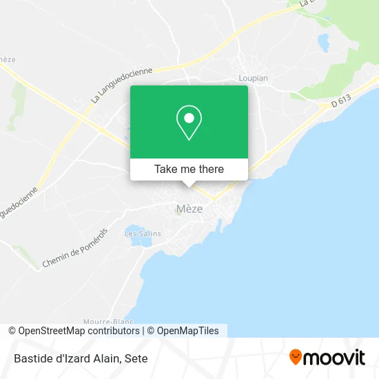 Bastide d'Izard Alain map