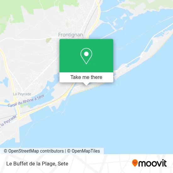 Le Buffet de la Plage map