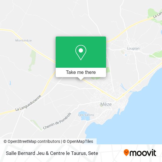 Salle Bernard Jeu & Centre le Taurus map