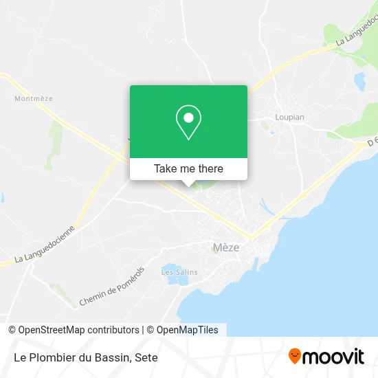 Le Plombier du Bassin map