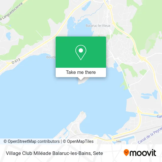 Village Club Miléade Balaruc-les-Bains map