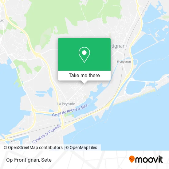Op Frontignan map