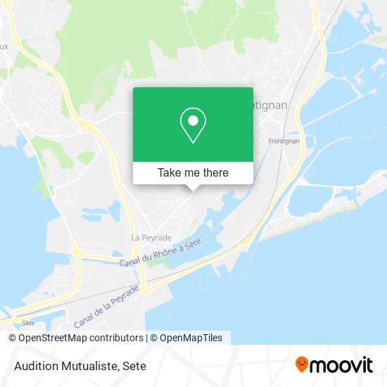 Audition Mutualiste map