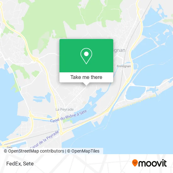FedEx map